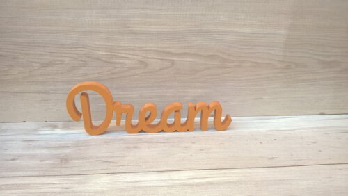 Palavra decorativa Dream- linha GH