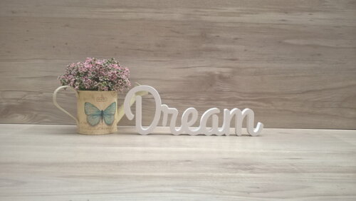 Palavra decorativa Dream- linha GH