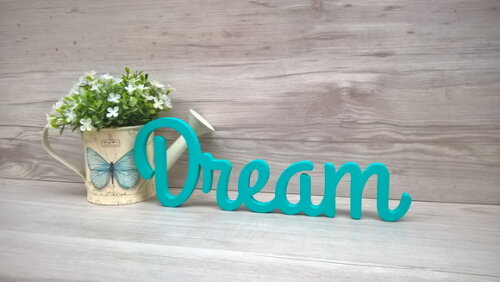 Palavra decorativa Dream- linha GH