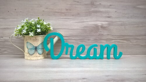 Palavra decorativa Dream- linha GH