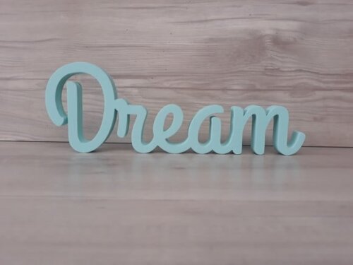 Palavra decorativa Dream- linha GH - Tamanho P