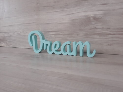 Palavra decorativa Dream- linha GH - Tamanho P