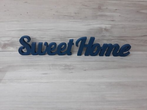 Palavra decorativa em mdf Sweet Home