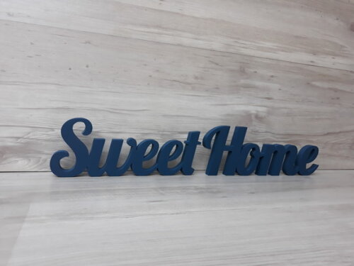 Palavra decorativa em mdf Sweet Home