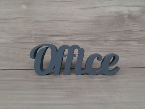 Palavra decorativa em mdf Office - Tamanho P