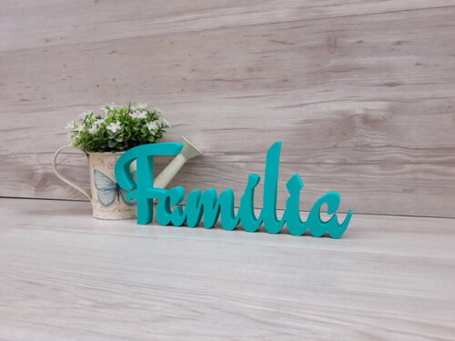Palavra Decorativa Família Linha Eg