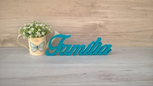 Palavra decorativa Família Mod BOP