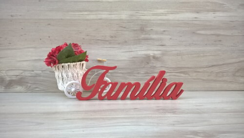 Palavra decorativa Família Mod BOP