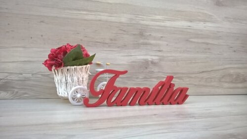 Palavra decorativa Família Mod BOP