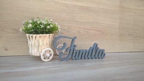 Palavra decorativa Família Mod LS