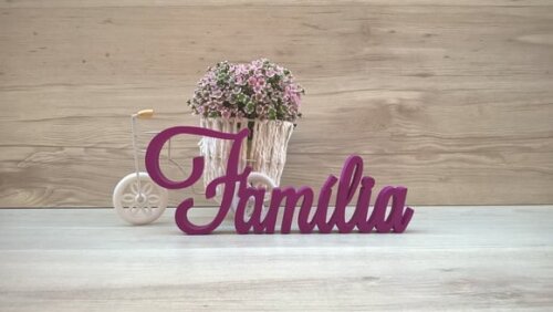 Palavra decorativa Família Mod LS