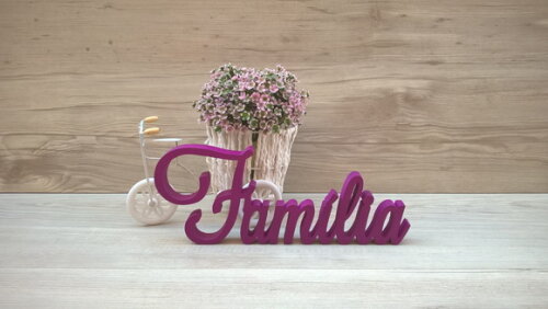 Palavra decorativa Família Mod LS