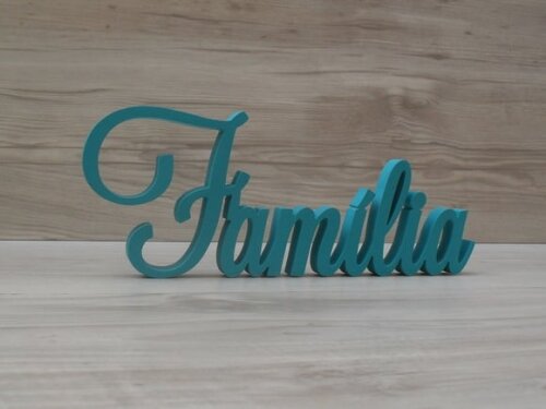 Palavra decorativa Família Mod LS