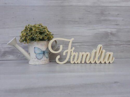 Palavra Decorativa Família Mod LS