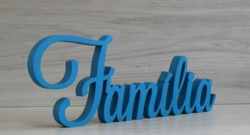 Palavra decorativa Família Mod LS