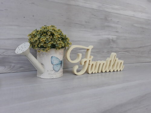Palavra Decorativa Família Mod LS
