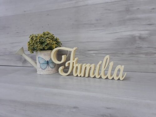 Palavra Decorativa Família Mod LS