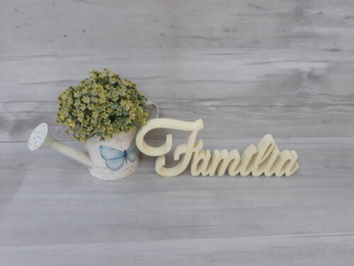 Palavra Decorativa Família Mod LS