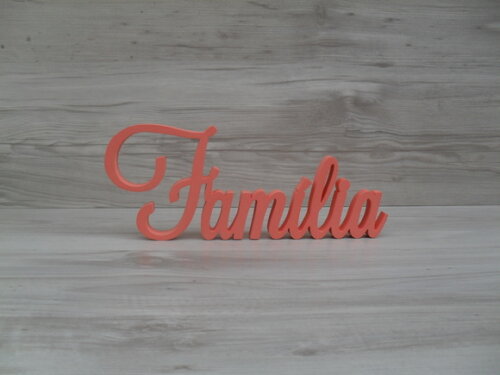Palavra Decorativa Família Mod LS