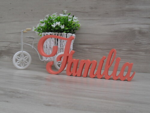 Palavra Decorativa Família Mod LS