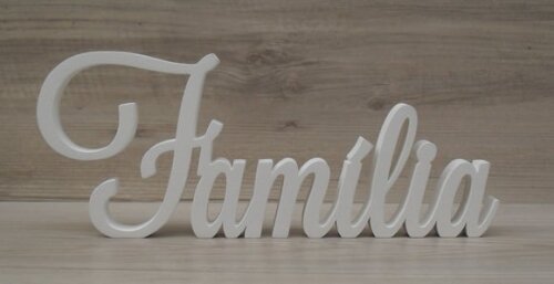 Palavra Decorativa Família Mod. LS
