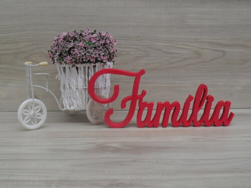Palavra Decorativa Família Mod. LS