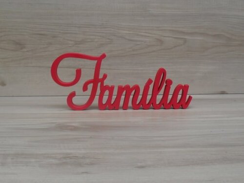 Palavra Decorativa Família Mod. LS