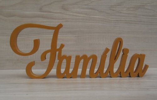 Palavra Decorativa Família Mod. LS