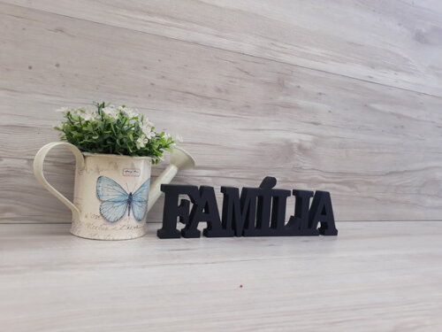 Palavra decorativa Família- Linha BK