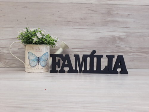 Palavra decorativa Família- Linha BK