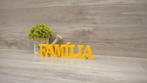 Palavra decorativa Família- Linha BK