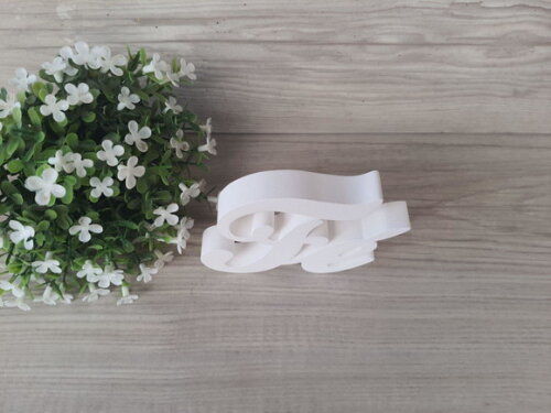 Palavra Decorativa Fé - Clássico - 8 cm