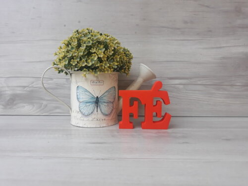Palavra decorativa FÉ - linha BK