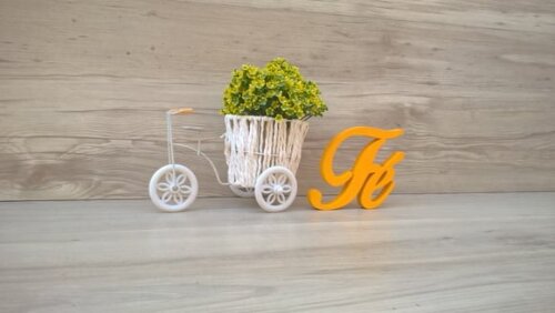 Palavra decorativa Fé - Linha BOP