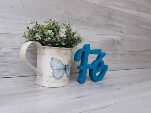 Palavra decorativa Fé - Linha CK