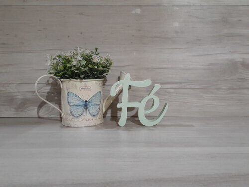 Palavra decorativa Fé - Linha CK