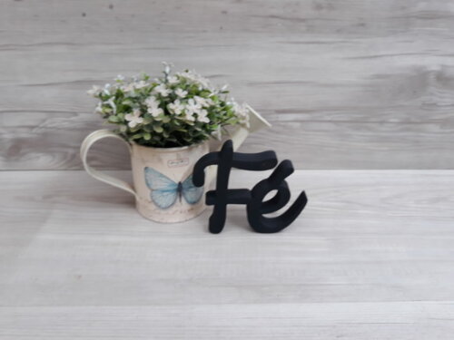 Palavra decorativa Fé - Linha CK
