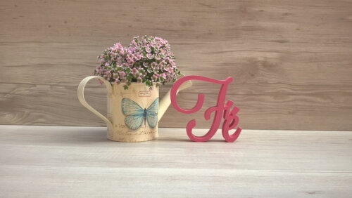 Palavra Decorativa Fé Mod LS