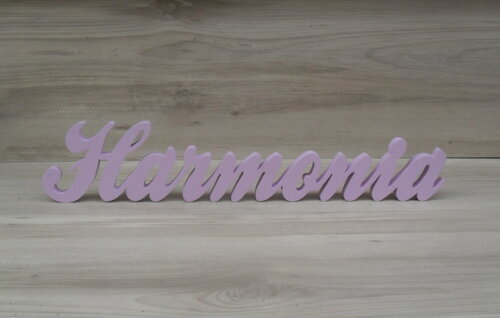 Palavra Decorativa Harmonia Linha Cl