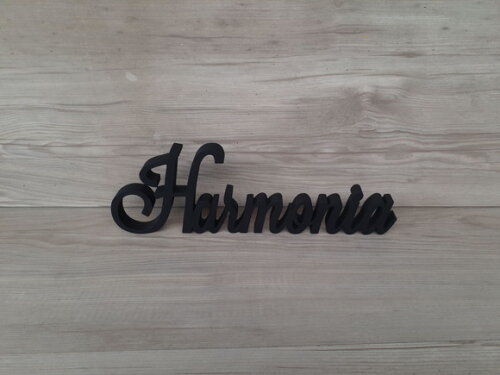 Palavra Decorativa Harmonia Mod Ls