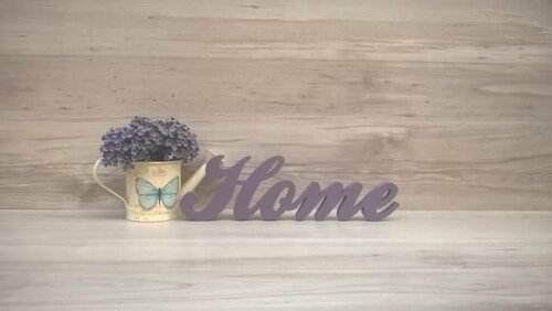 Palavra decorativa Home - clássico