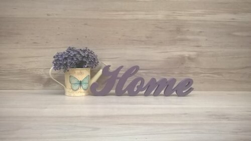 Palavra decorativa Home - clássico