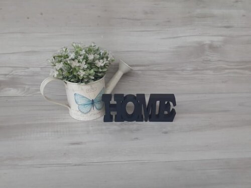 Palavra decorativa HOME - linha BK