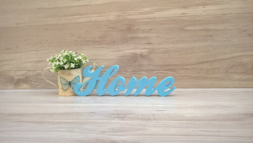Palavra decorativa Home - clássico