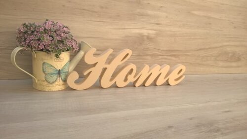 Palavra decorativa Home - clássico