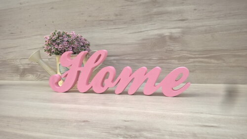 Palavra decorativa Home - clássico