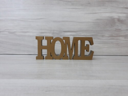 Palavra decorativa HOME - linha BK