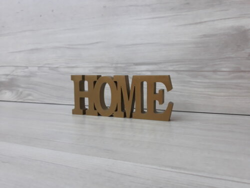 Palavra decorativa HOME - linha BK