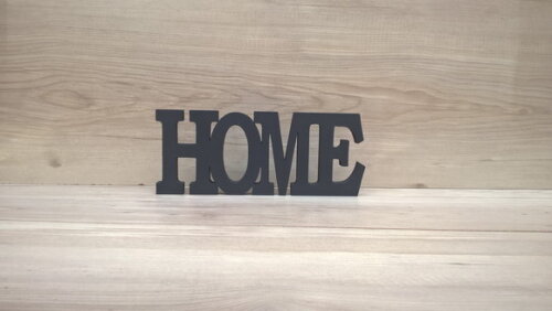 Palavra decorativa HOME - linha BK G
