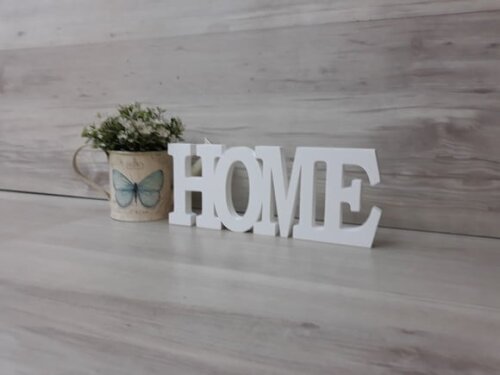 Palavra decorativa HOME - linha BK M
